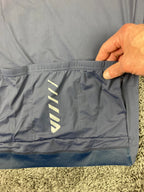 Wulibike Men’s Cycling Jersey Blue Short Sleeve 3-Pocket Full Zip Top Size M NWT