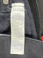 Spanx Jean-ish Ankle Leggings Black Skinny Slimming Pull On Jeggings Sz Medium