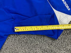 Diadora Mens Soccer Shorts Large Blue White Training Athletic Running Gym Sz XL