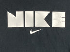 Nike Men T-Shirt Black The Athletic Dept Geometric Block Logo Graphic Tee Sz XL