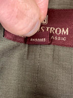 VTG 90s Nordstrom Sailboat Logo Dress Shirt Tan 100s 2-Ply Cotton Sz 16.5 34 NWT