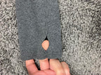 CALIA Carrie Underwood Effortless Ombre Hoodie Tunic Cashmere Blend Gray Sz M