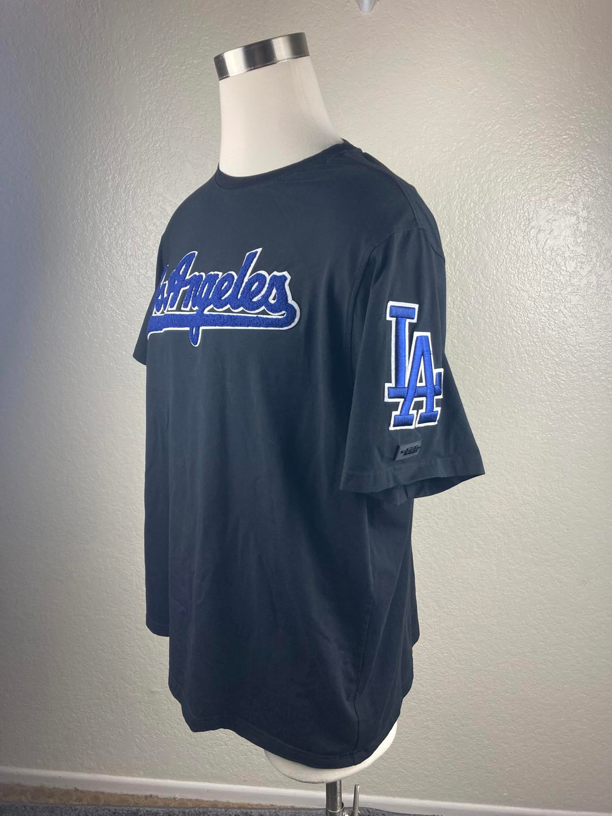 Los Angeles Dodgers Men 3XL Black Shirt 2020 World Series Champions 100% Cotton