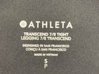 Athleta Transcend 7/8 Tight Leggings Black Yoga Pants Sz SP Small  Petite