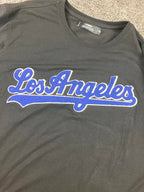 Los Angeles Dodgers Men 2XL Black Shirt 2020 World Series Champions 100% Cotton