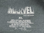 Marvel Deadpool T Shirt Mens Black Graphic Tee Crossed Swords Logo Comic Book XL