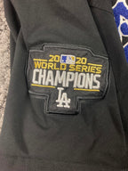 Los Angeles Dodgers Men 3XL Black Shirt 2020 World Series Champions 100% Cotton