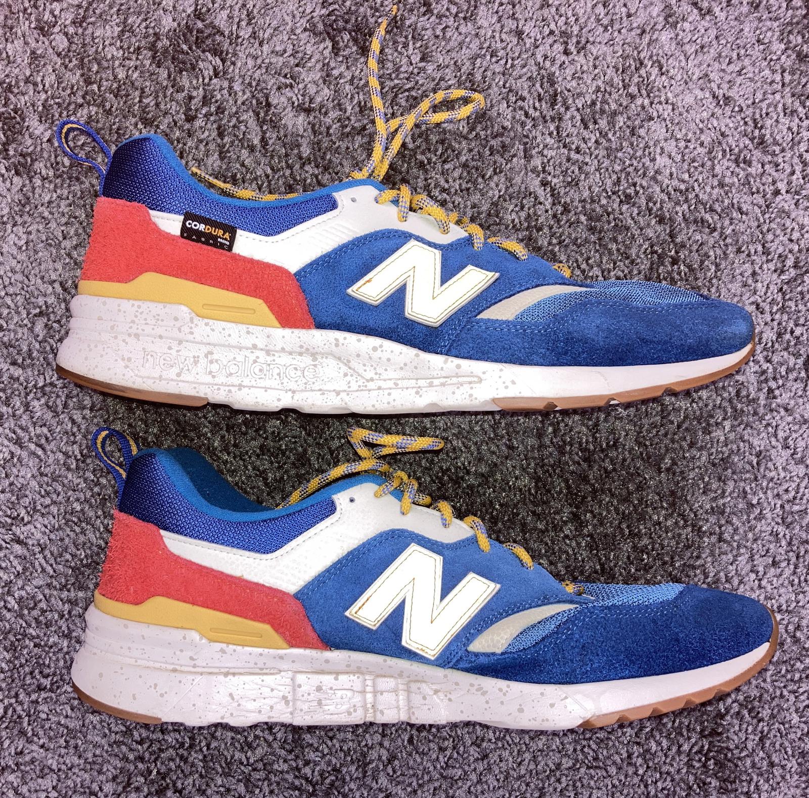 New Balance 997H Outdoor Pack Blue CM997HFB Mens Size 14 Cordura Suede Sneakers