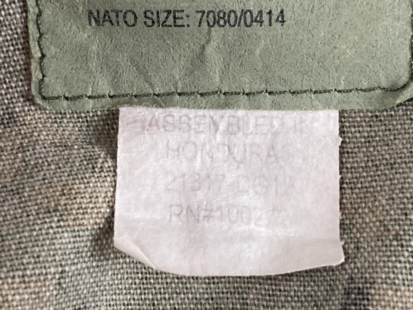 Tru-Spec BDU Camo Combat Jacket Shirt Regular Digital Woodland German Flag Sz L