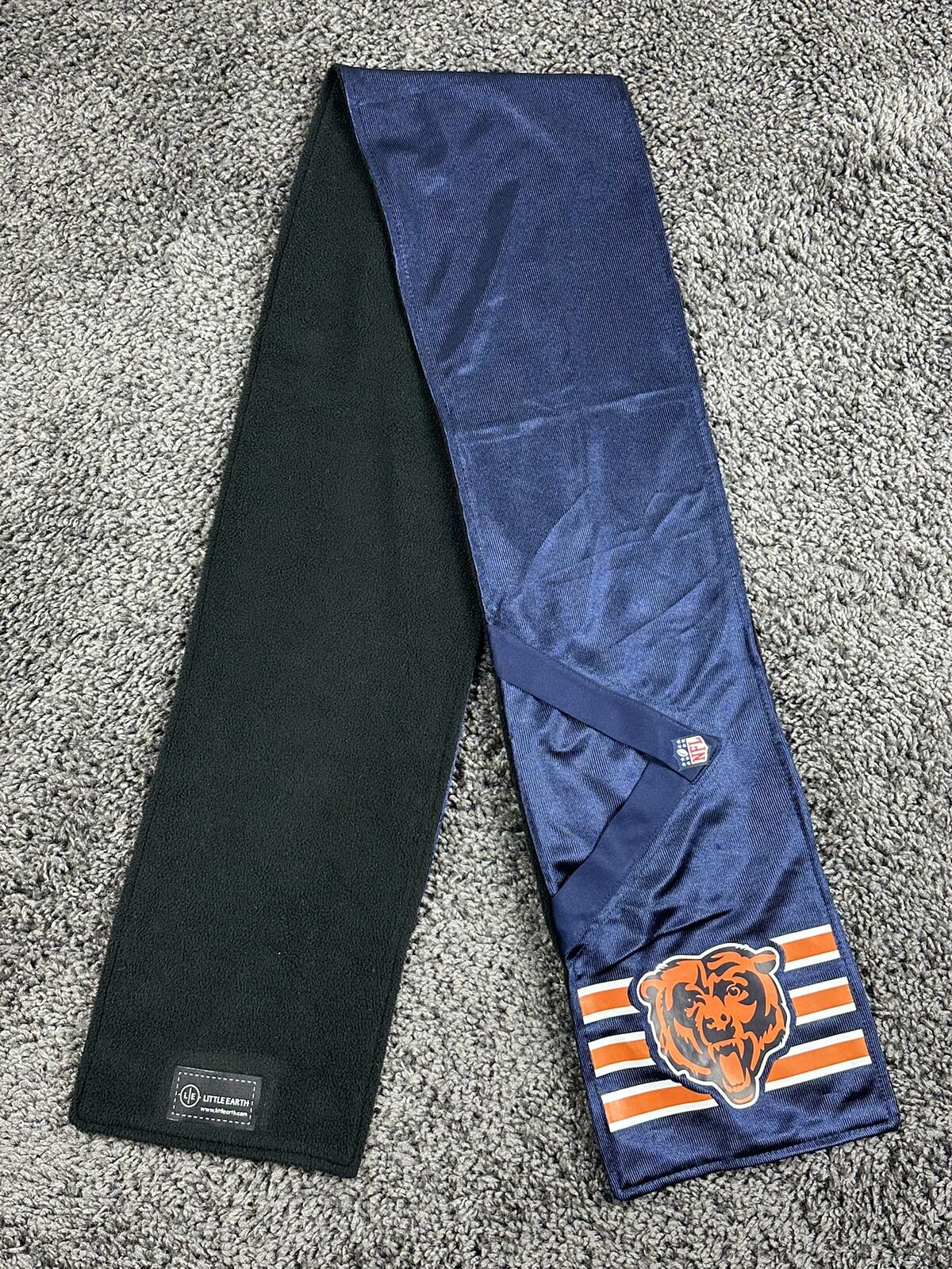 Chicago Bears NFL Jersey Scarf Fleece Lined Little Earth Fan Scarf