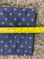 Bonobos Men's Navy Geometric Washed Chinos 100% Cotton Slim Straight Sz 32x32