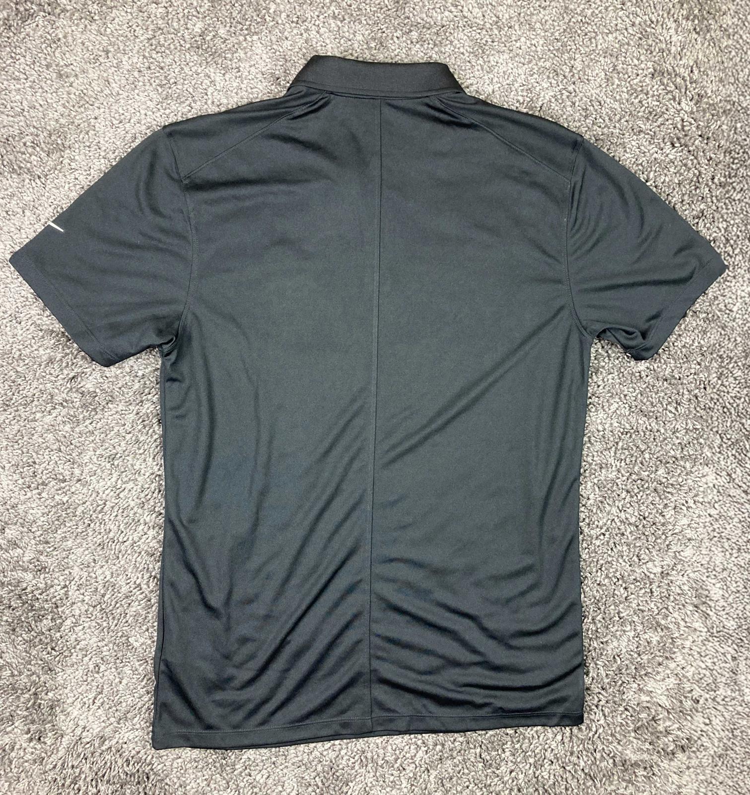 Nike Golf Victory Polo Mens Black Dri-FIT Full Swing PGA 2023 Sz S Small NWT