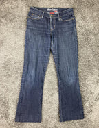 Denizen from Levi’s Women’s Bootcut Jeans Dark Wash Stretch Denim Sz 2 M (28x30)