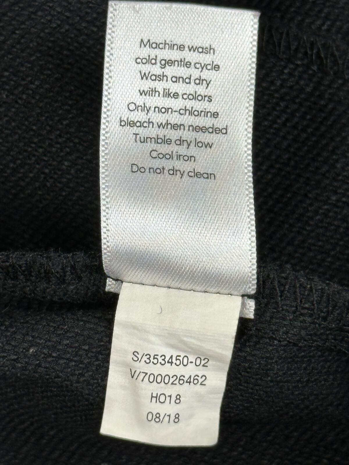 Athleta Wander Slim Pant Black Trek Tech High Rise Back Zip Ankle Slit Sz 4P