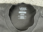 Vans Shirt Mens Black Loose Fit Crying Sunface Gothic Pink Graphic Skate Tee L