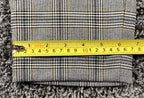 Zara Gray Plaid Dress Pants Womens Elastic Waist Tapered Slim Fit Trousers XL 34