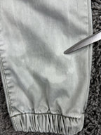 American Eagle High Waisted Utility Joggers Cargo Pants Stretch Sage Green Sz 8