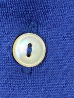 Peter Millar Blue Cotton Polo Shirt Men XL Made in Korea Casual Knit Top