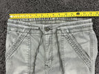 American Eagle High Waisted Utility Joggers Cargo Pants Stretch Sage Green Sz 8