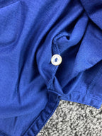Peter Millar Blue Cotton Polo Shirt Men XL Made in Korea Casual Knit Top