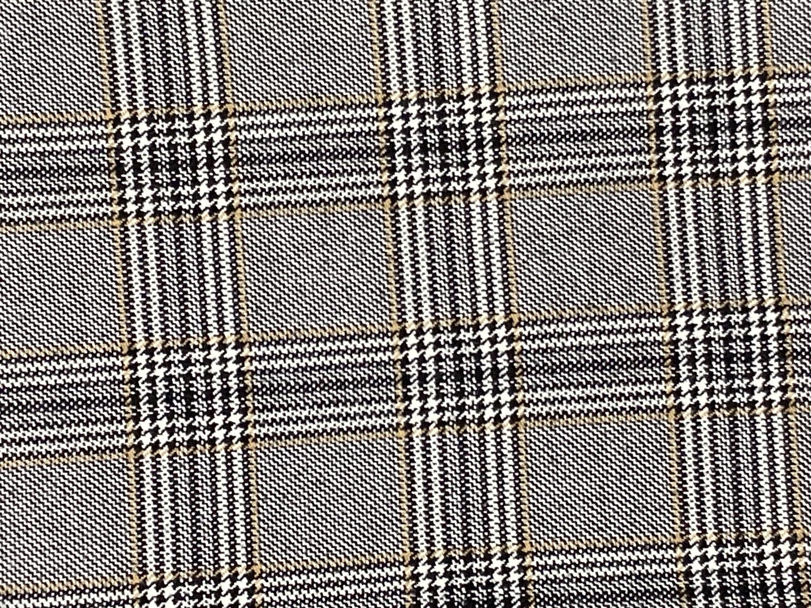 Zara Gray Plaid Dress Pants Womens Elastic Waist Tapered Slim Fit Trousers XL 34