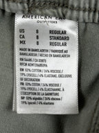 American Eagle High Waisted Utility Joggers Cargo Pants Stretch Sage Green Sz 8