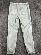 American Eagle High Waisted Utility Joggers Cargo Pants Stretch Sage Green Sz 8