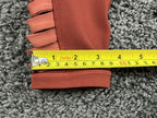 Athleta salutation Stash Pocket II Twist 7/8 Leggings Powervita Rust Red XS