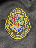 Harry Potter Hogwarts Robe Kids Disguise Hufflepuff Black Costume Sz Medium 7-8