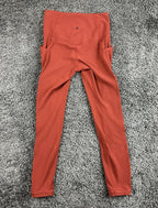 Athleta salutation Stash Pocket II Twist 7/8 Leggings Powervita Rust Red XS