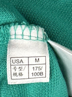 Brooks Brothers Mens Polo Shirt Turquoise Green Performance Cotton Logo Sz M