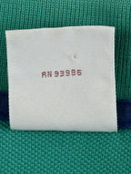 Brooks Brothers Mens Polo Shirt Turquoise Green Performance Cotton Logo Sz M