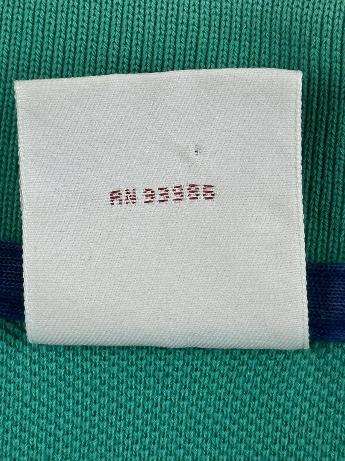 Brooks Brothers Mens Polo Shirt Turquoise Green Performance Cotton Logo Sz M