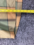 Alaskan Hardgear Duluth Trading Plaid Wool Blend Shirt XL Standard Fit Green Tan