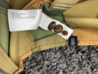 Alaskan Hardgear Duluth Trading Plaid Wool Blend Shirt XL Standard Fit Green Tan