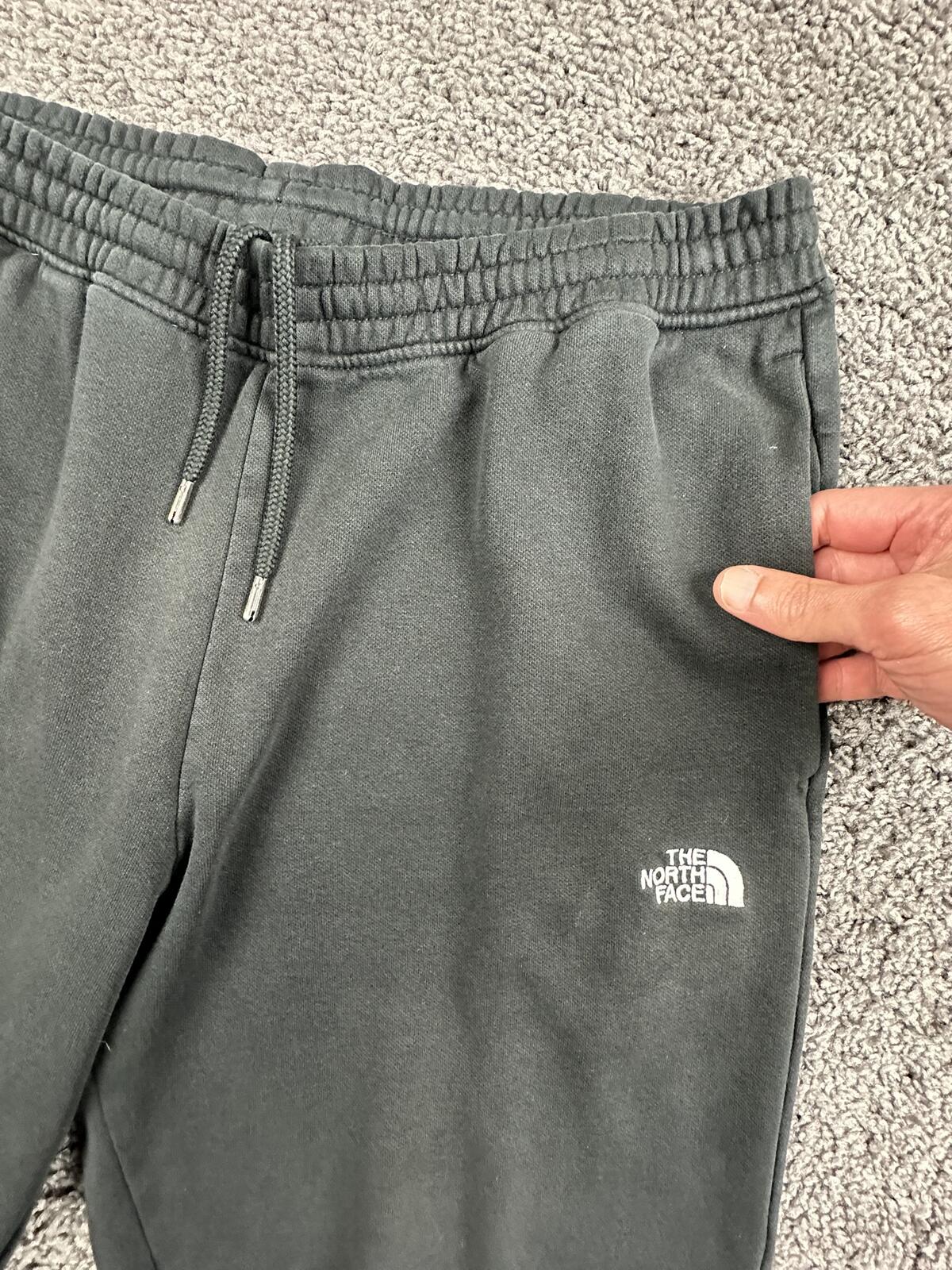 The North Face Fleece Joggers Men Black Sweatpants Activewear Pants Sz L