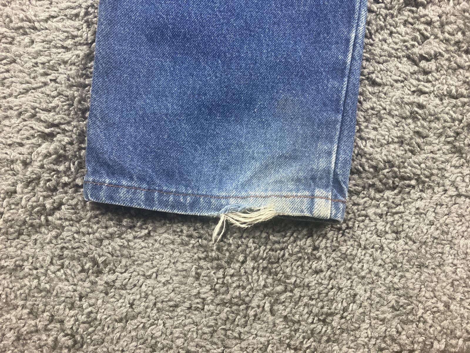 Rocky Mountain Rockies Vintage High Rise Western Jeans Blue Denim 34X35 Long USA