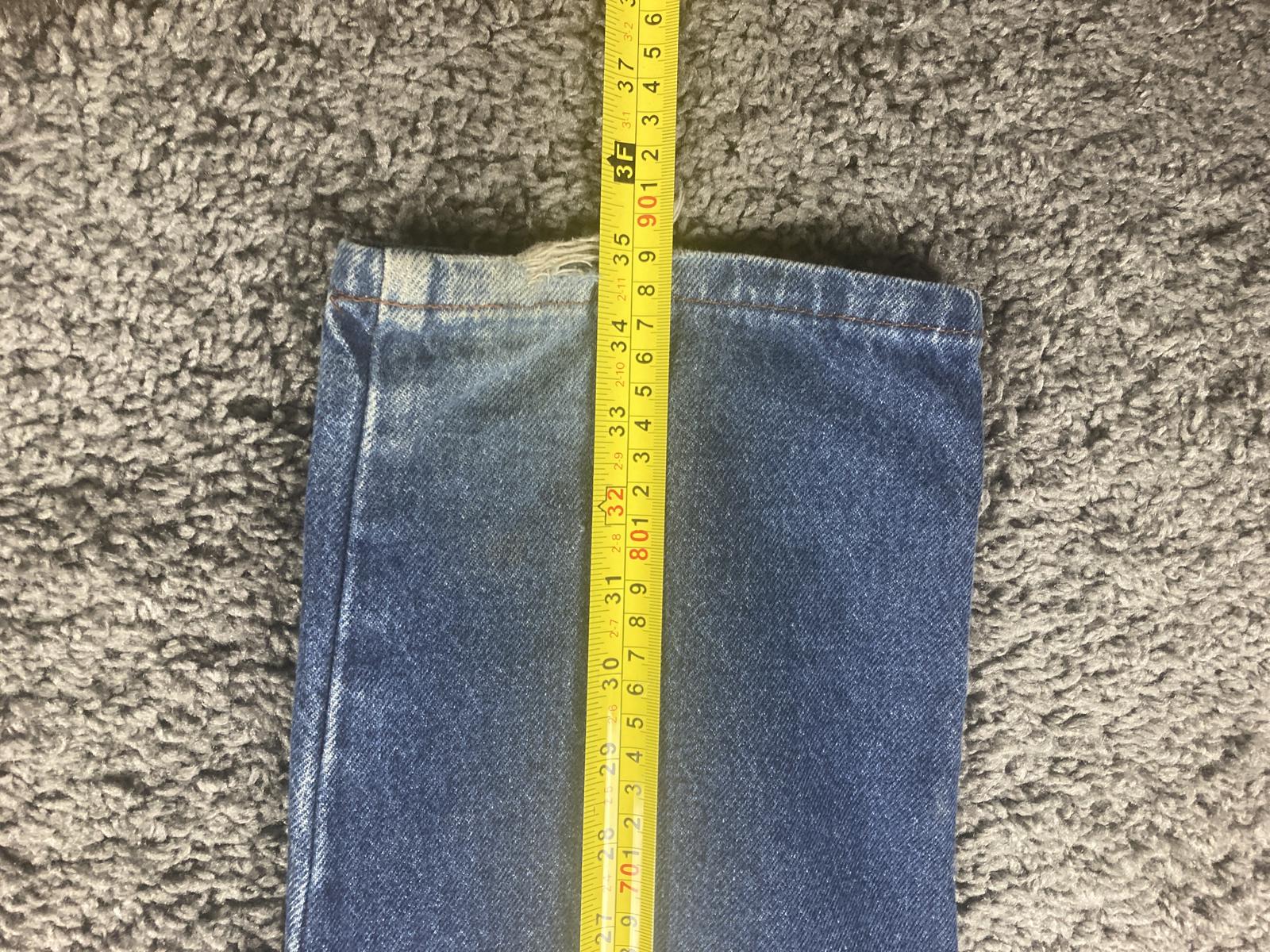 Rocky Mountain Rockies Vintage High Rise Western Jeans Blue Denim 34X35 Long USA