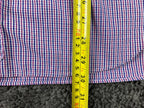 J. Crew Thompson Shirt Mens  Purple Navy Gingham Check 80s 2-Ply Sz L 16 16.5