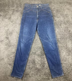 Rocky Mountain Rockies Vintage High Rise Western Jeans Blue Denim 34X35 Long USA