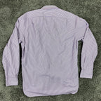 J. Crew Thompson Shirt Mens  Purple Navy Gingham Check 80s 2-Ply Sz L 16 16.5