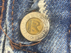 Rocky Mountain Rockies Vintage High Rise Western Jeans Blue Denim 34X35 Long USA
