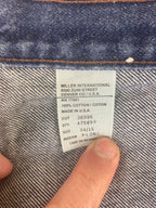 Rocky Mountain Rockies Vintage High Rise Western Jeans Blue Denim 34X35 Long USA