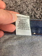 Rocky Mountain Rockies Vintage High Rise Western Jeans Blue Denim 34X35 Long USA