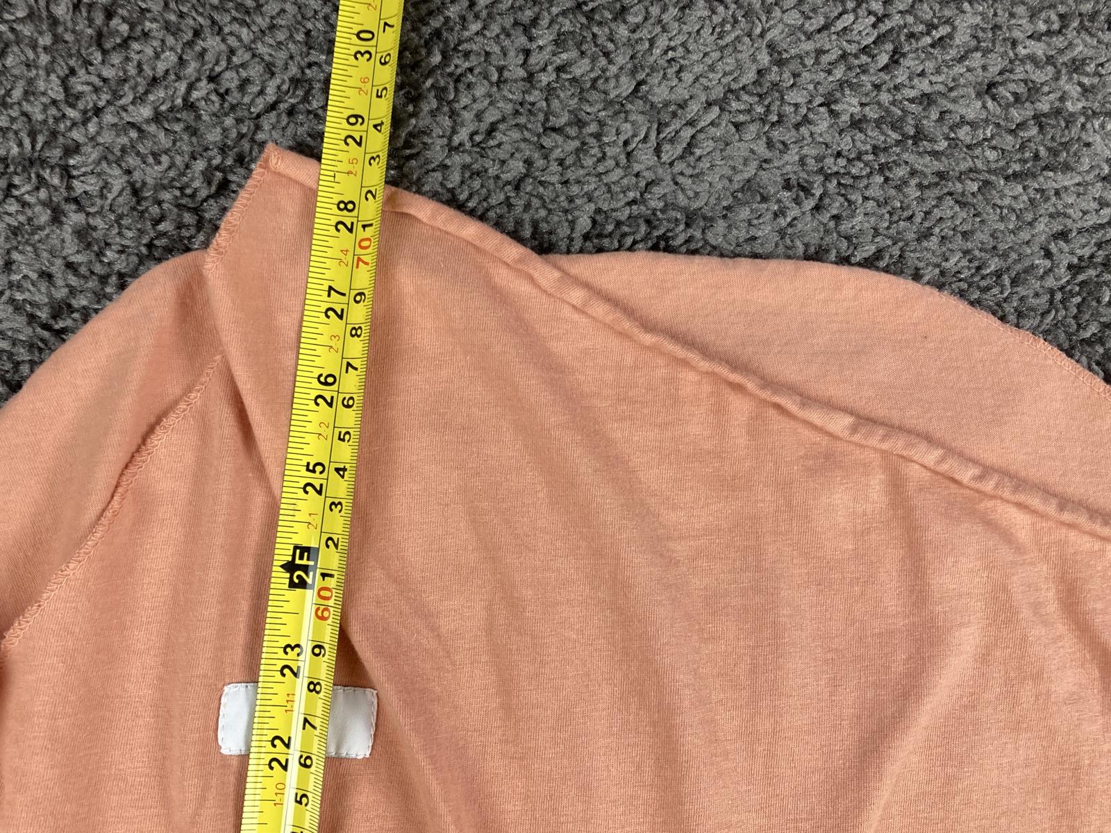 KDNK Men's Peach Short Sleeve Hoodie 11 4 14 11 Streetwear Cotton Sz S