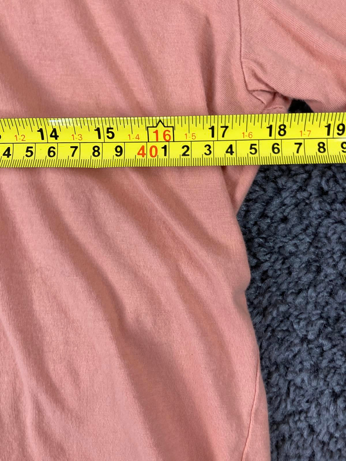 KDNK Men's Peach Short Sleeve Hoodie 11 4 14 11 Streetwear Cotton Sz S