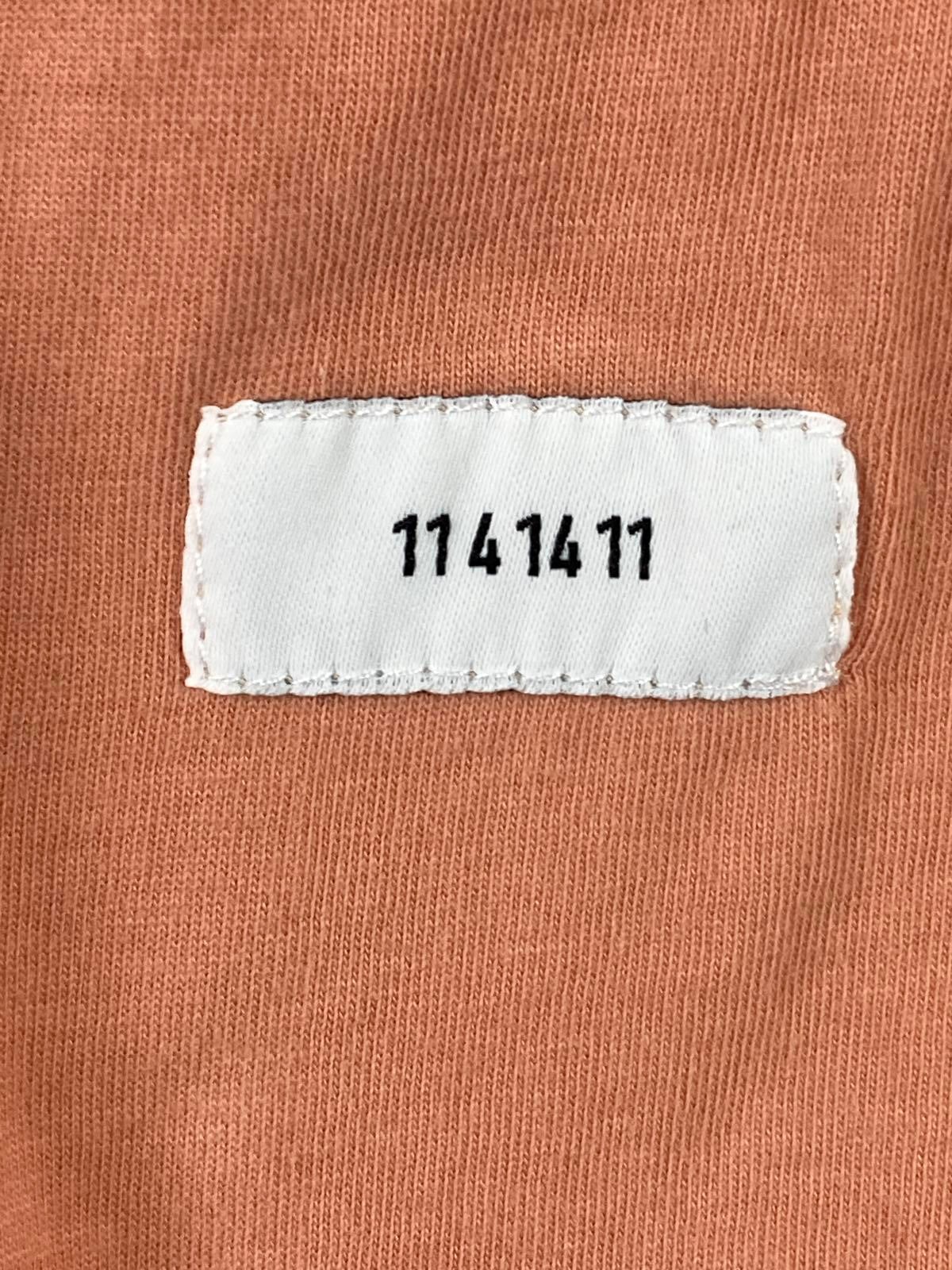 KDNK Men's Peach Short Sleeve Hoodie 11 4 14 11 Streetwear Cotton Sz S