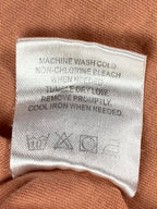 KDNK Men's Peach Short Sleeve Hoodie 11 4 14 11 Streetwear Cotton Sz S