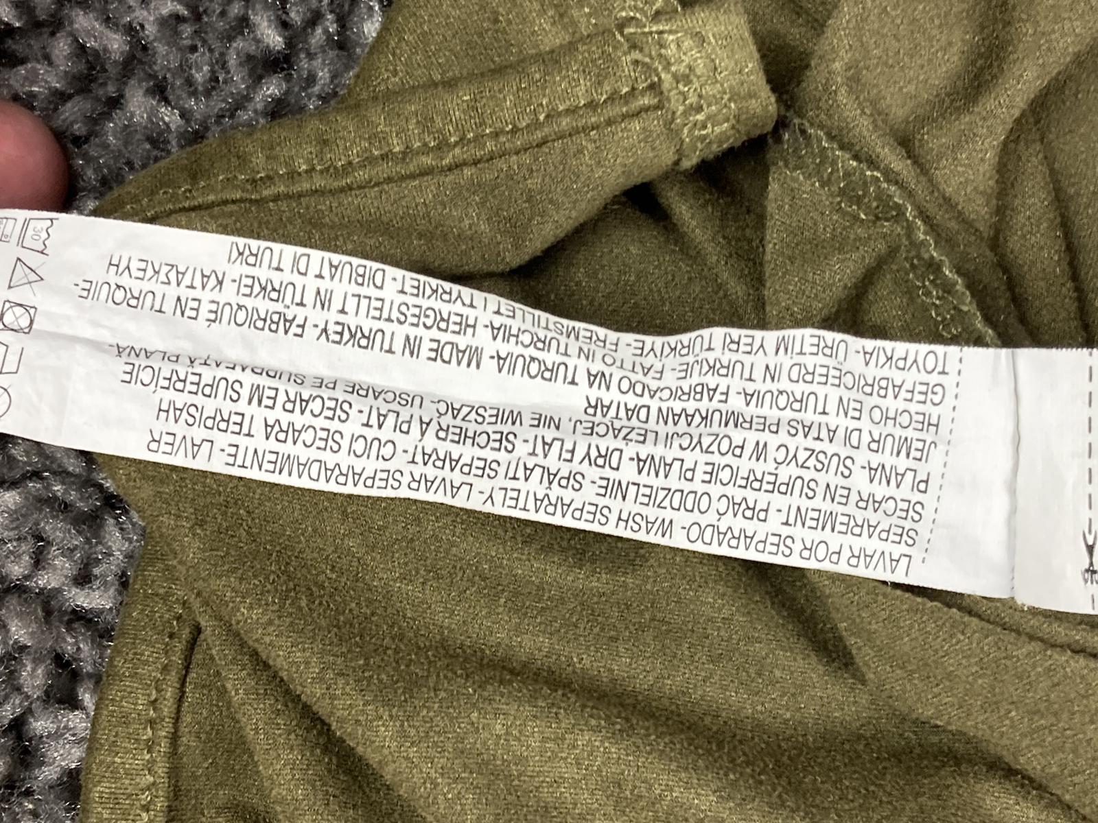 Zara Man Relaxed Fit Faux Suede Stretch Shirt Mens Olive Green Short Sleeve Sz M