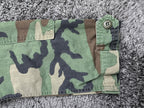 Vintage USMC M81 Woodland Camo BDU Combat Coat Jacket  Regular Rank Pins Sz S